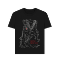 Black Printed T-shirt Front