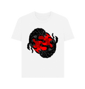 White Printed T-shirt Front