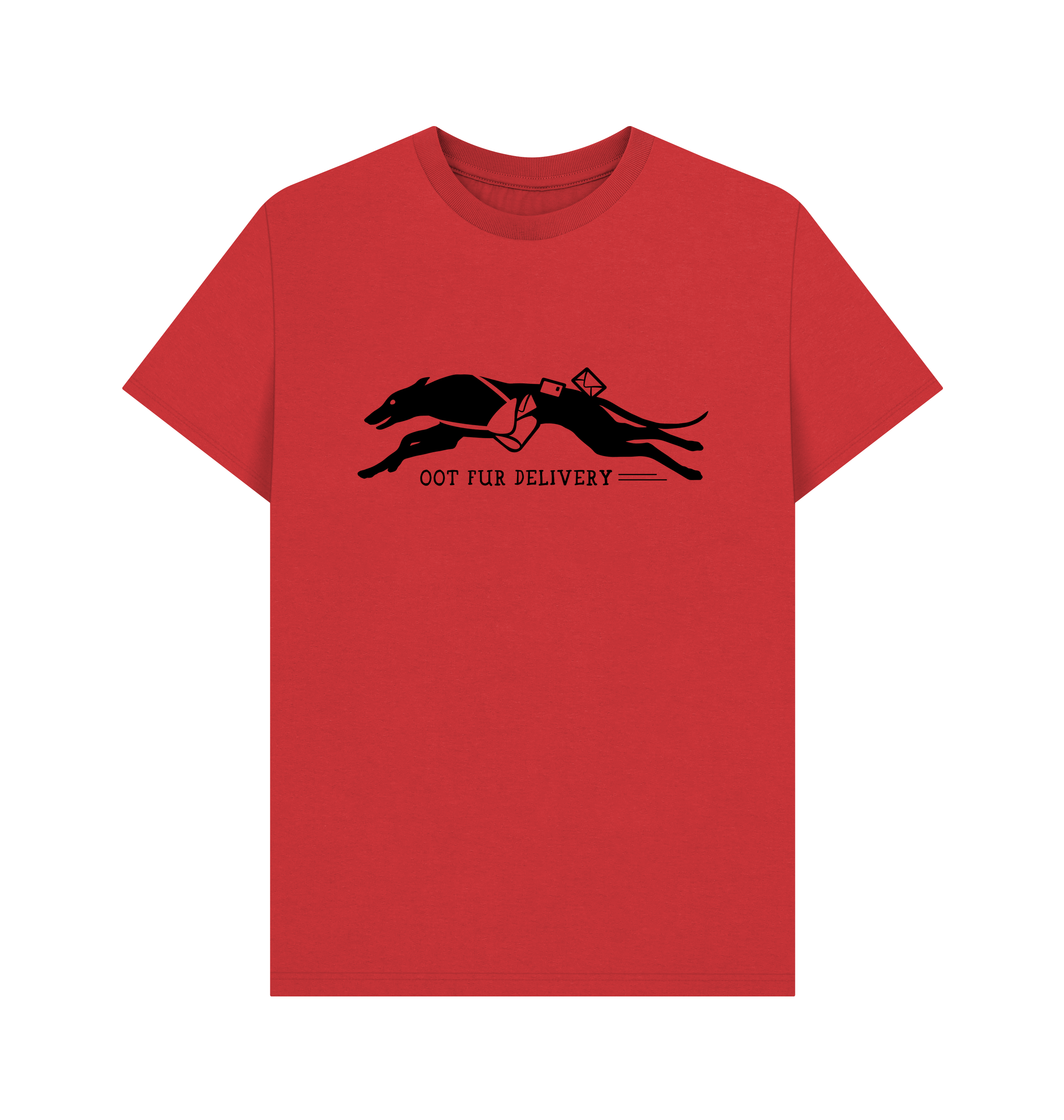 Red Printed T-shirt Front