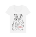 White Printed T-shirt Front