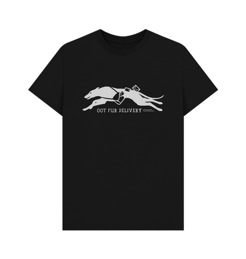 Black Printed T-shirt Front