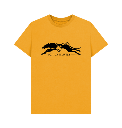 Mustard Printed T-shirt Front