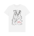 White Printed T-shirt Front