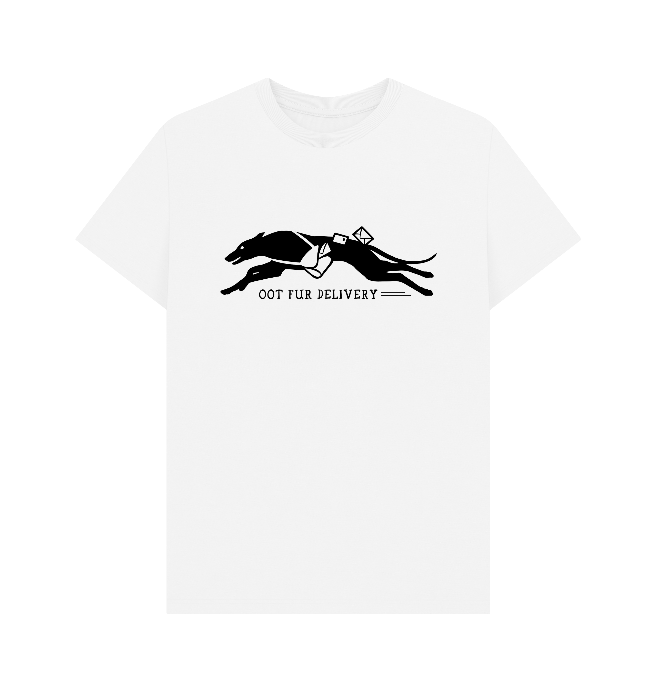 White Printed T-shirt Front