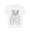 White Printed T-shirt Front
