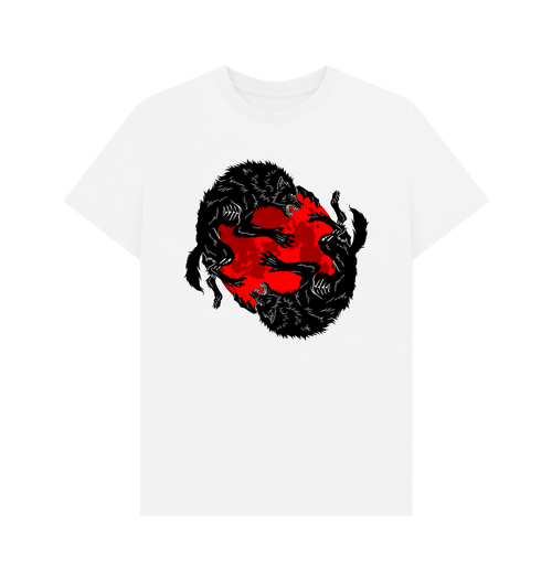 White Printed T-shirt Front