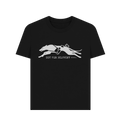 Black Printed T-shirt Front