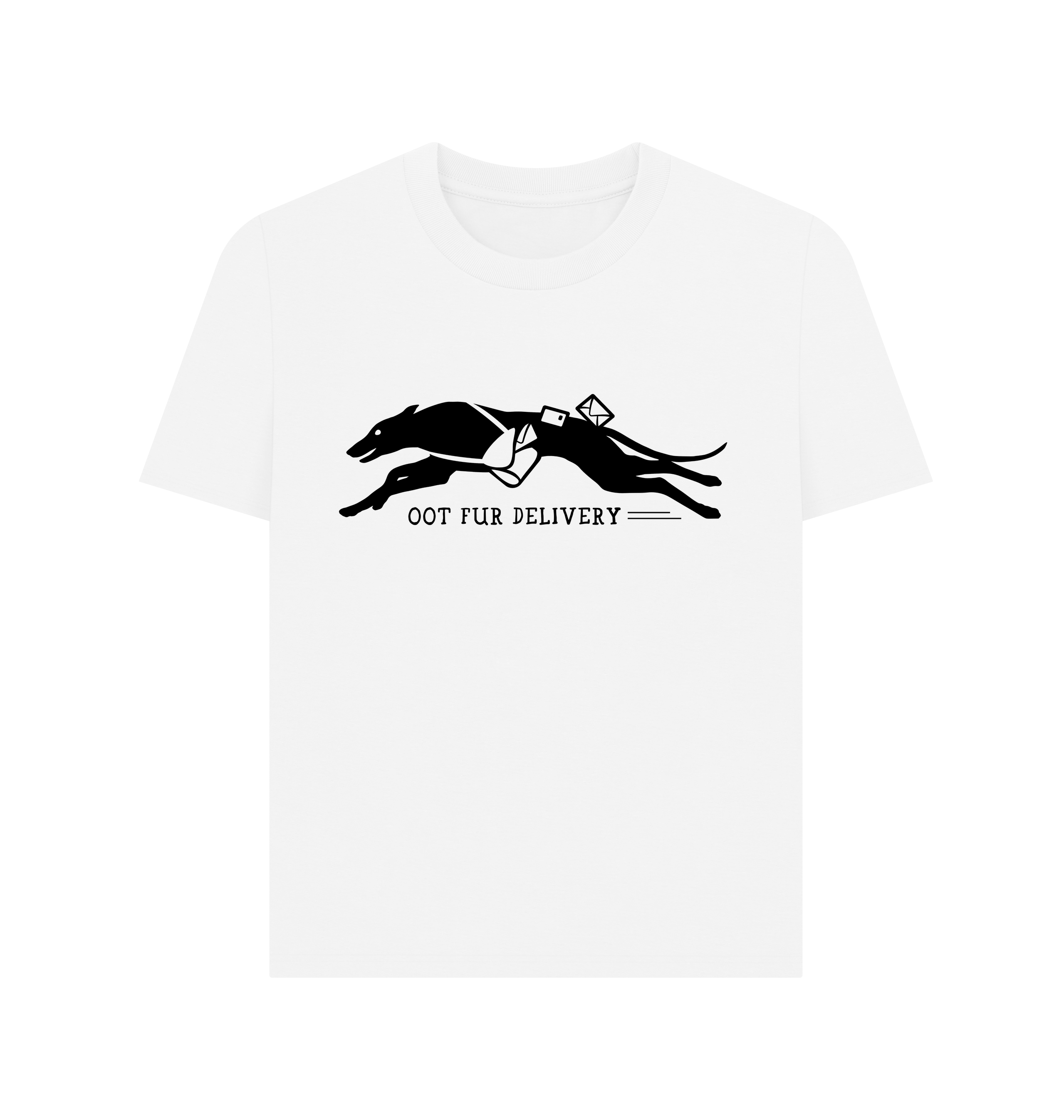 White Printed T-shirt Front